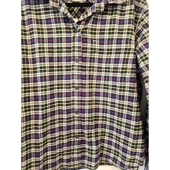 Alpine Design Navy and Cream Flannel Size M NWT - Picture 2 of 9